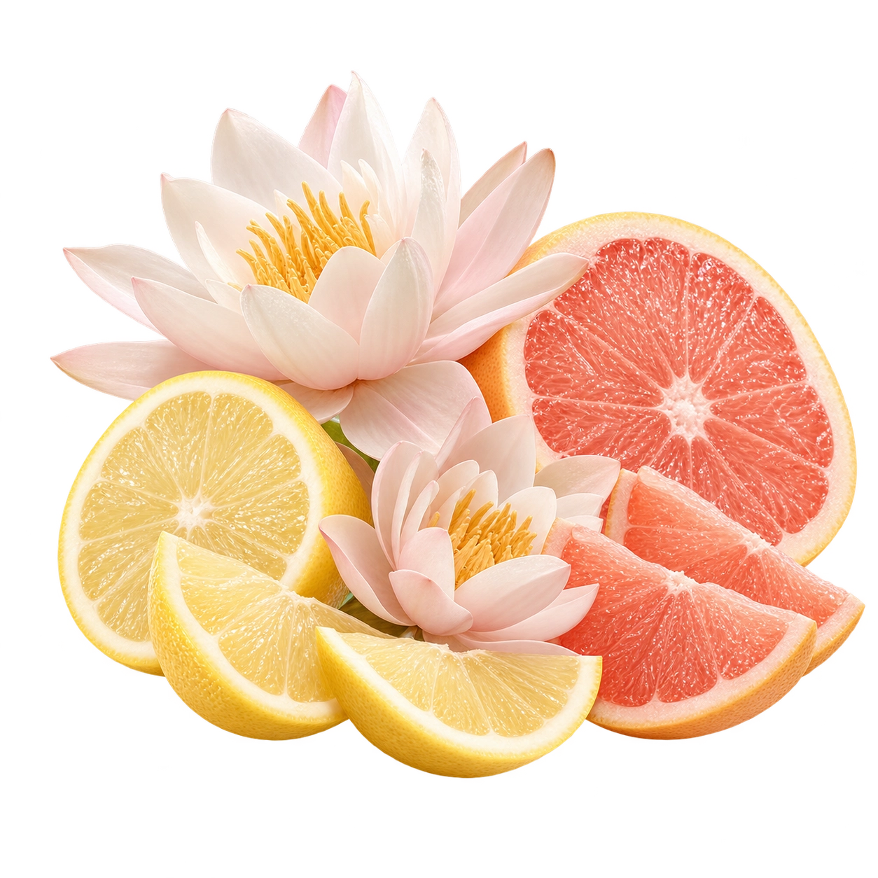 Citrom, grapefruit és tavirózsa